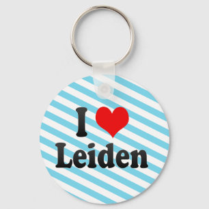 I Love Leiden, Netherlands Key Ring