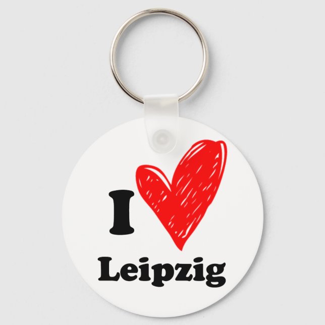 I love Leipzig Key Ring (Front)