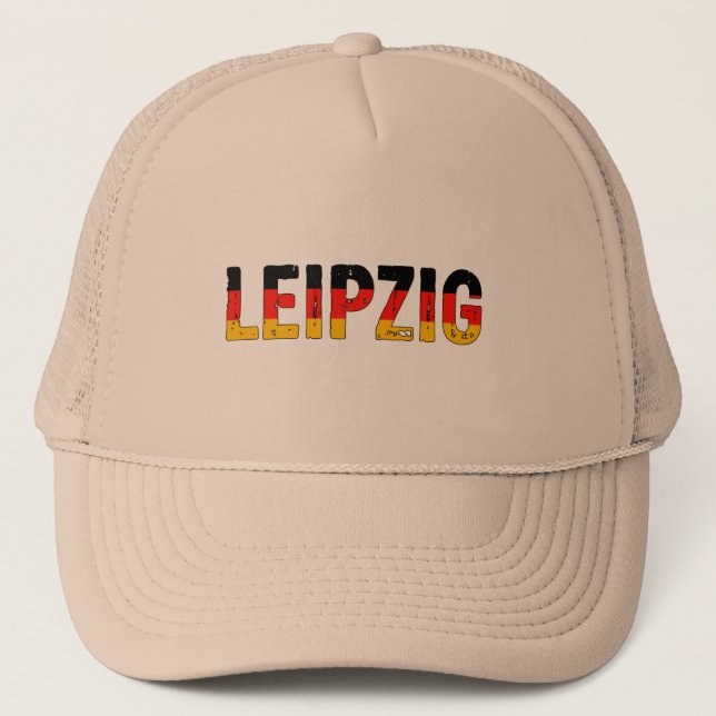 I love Leipzig Trucker Hat (Front)