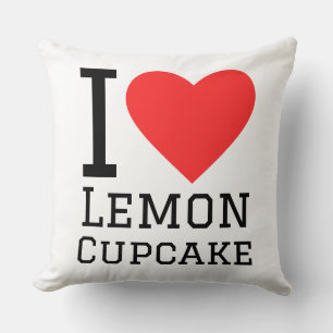I love lemon cupcake cushion