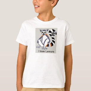 I love LEMURS -Wildlife warrior - Nature T-Shirt