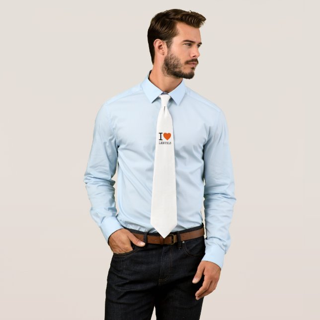 I LOVE LENTILS TIE (In Situ)
