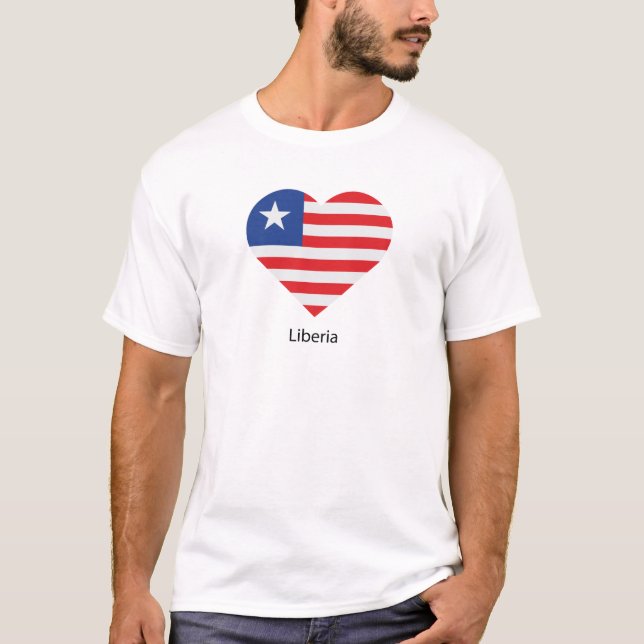 I Love Liberia T-Shirt (Front)
