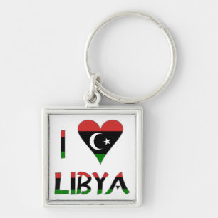I Love Libya Key Ring