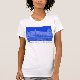 I Love Lida Belarus Architecture Castle Sketch T-Shirt