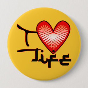 i Love Life Button