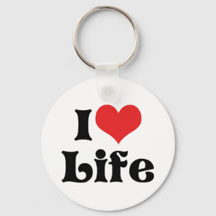 I Love Life Keychain