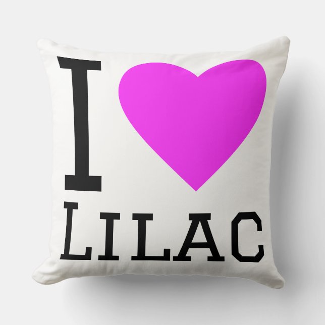 I love lilac cushion (Front)