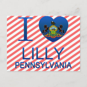 I Love Lilly, PA Postcard