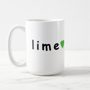 I love lime coffee mug