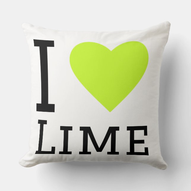 I love lime cushion (Front)