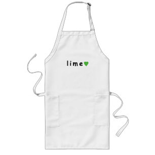 I love lime long apron