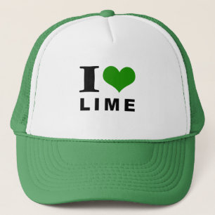 I love lime trucker hat