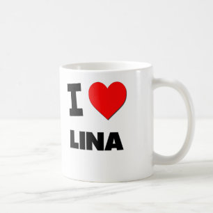 I Love Lina Coffee Mug