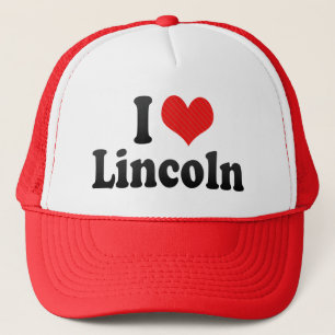 I Love Lincoln Trucker Hat