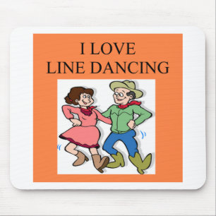 i love line dancing mouse pad