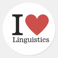 I ❤️ Love Linguistics STICKER