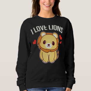 I Love Lions King Safari Jungle Sweatshirt
