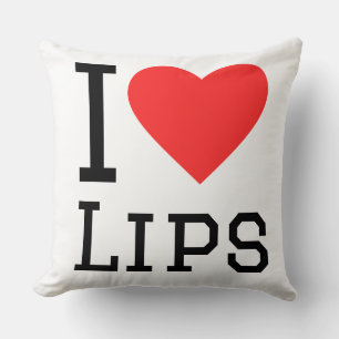 I love lips cushion