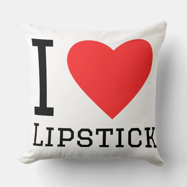I love lipstick  cushion (Front)