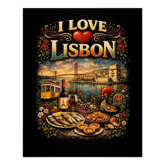 I Love Lisbon Poster (Front)