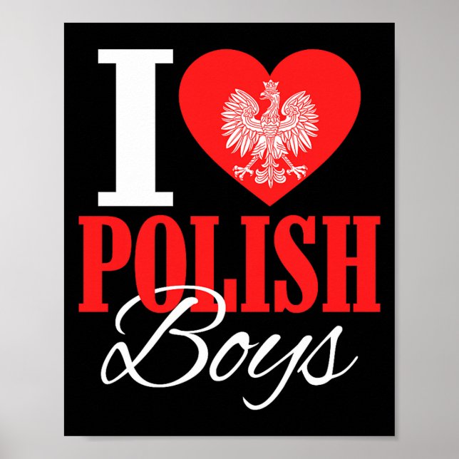 I Love Lish Boys Land Eagle Lish Wife Girlfriend P Poster (Front)