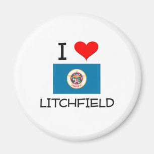 I Love Litchfield Minnesota Magnet