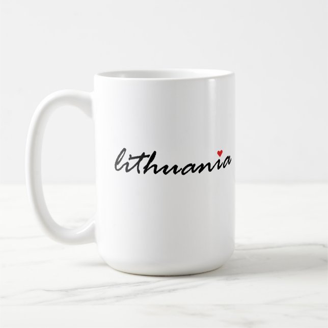 I love Lithuania Coffee Mug (Left)