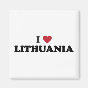 I Love Lithuania Magnet