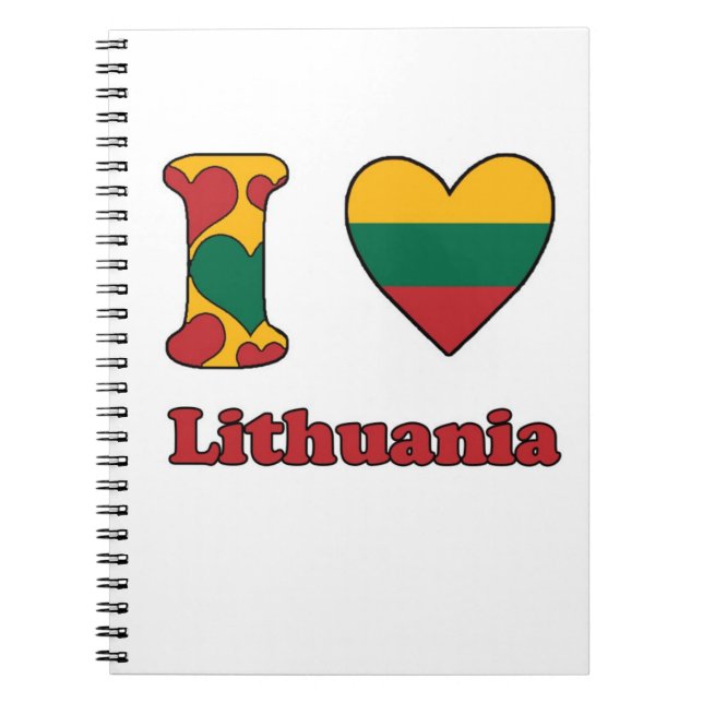 I love Lithuania Notebook (Front)
