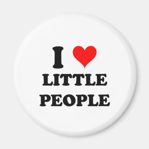 I Love Little People Magnet