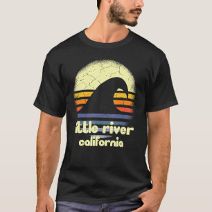 I Love Little River California Ocean Wave Ca T-Shirt