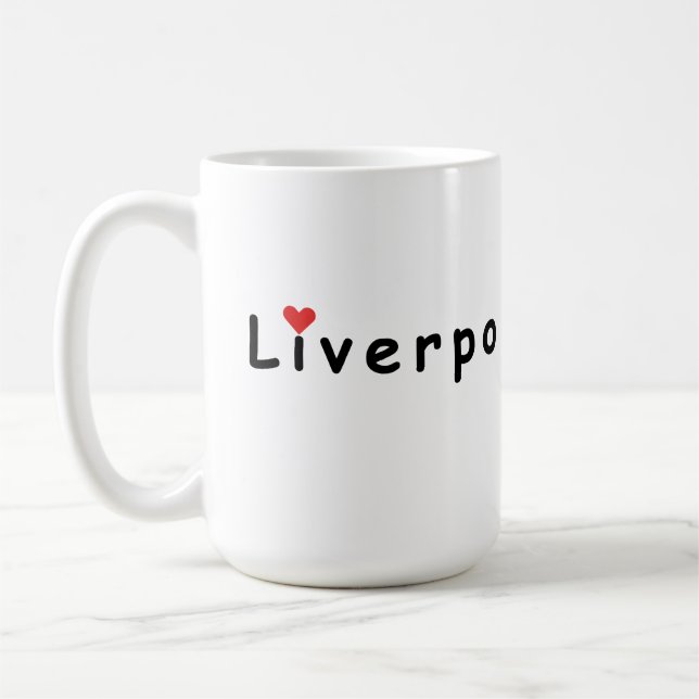 I love Liverpool  Coffee Mug (Left)