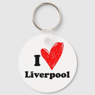 I love Liverpool Key Ring