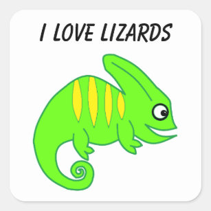 Cute Lizard Stickers | Zazzle AU