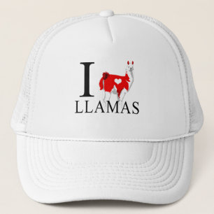 I Love Llamas Caps