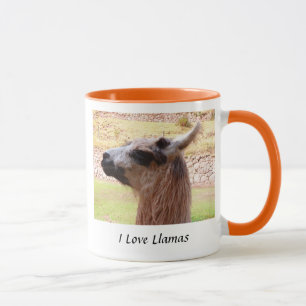 I Love Llamas Mug