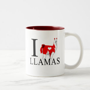 I Love Llamas Mugs