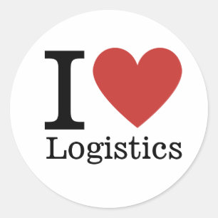 I ❤️ Love Logistics STICKER