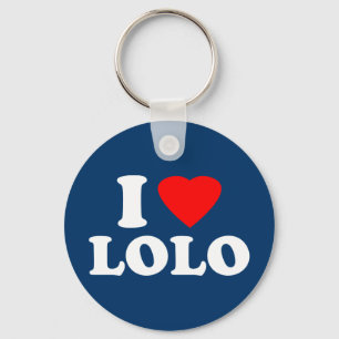 I Love Lolo Key Ring