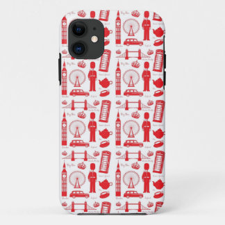 I Love London - British Symbols iPhone 11 Case