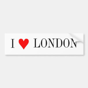 I love London Bumper Sticker