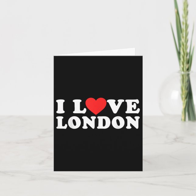 I Love London  Card (Front)