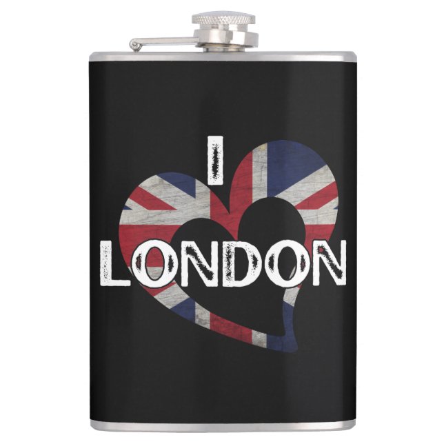 I LOVE LONDON HIP FLASK (Front)