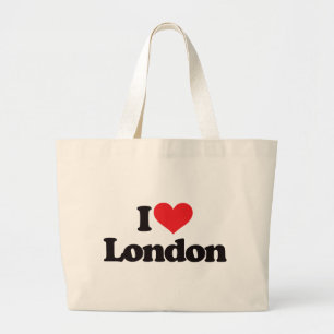 I Love London Large Tote Bag
