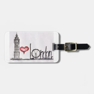 I love London Luggage Tag