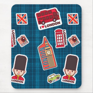 I Love London Mouse Pad