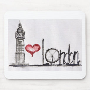 I love London Mouse Pad