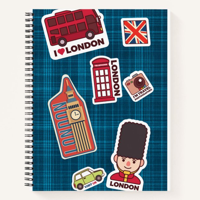 I Love London Notebook (Front)
