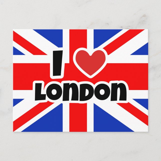 I love london postcard (Front)